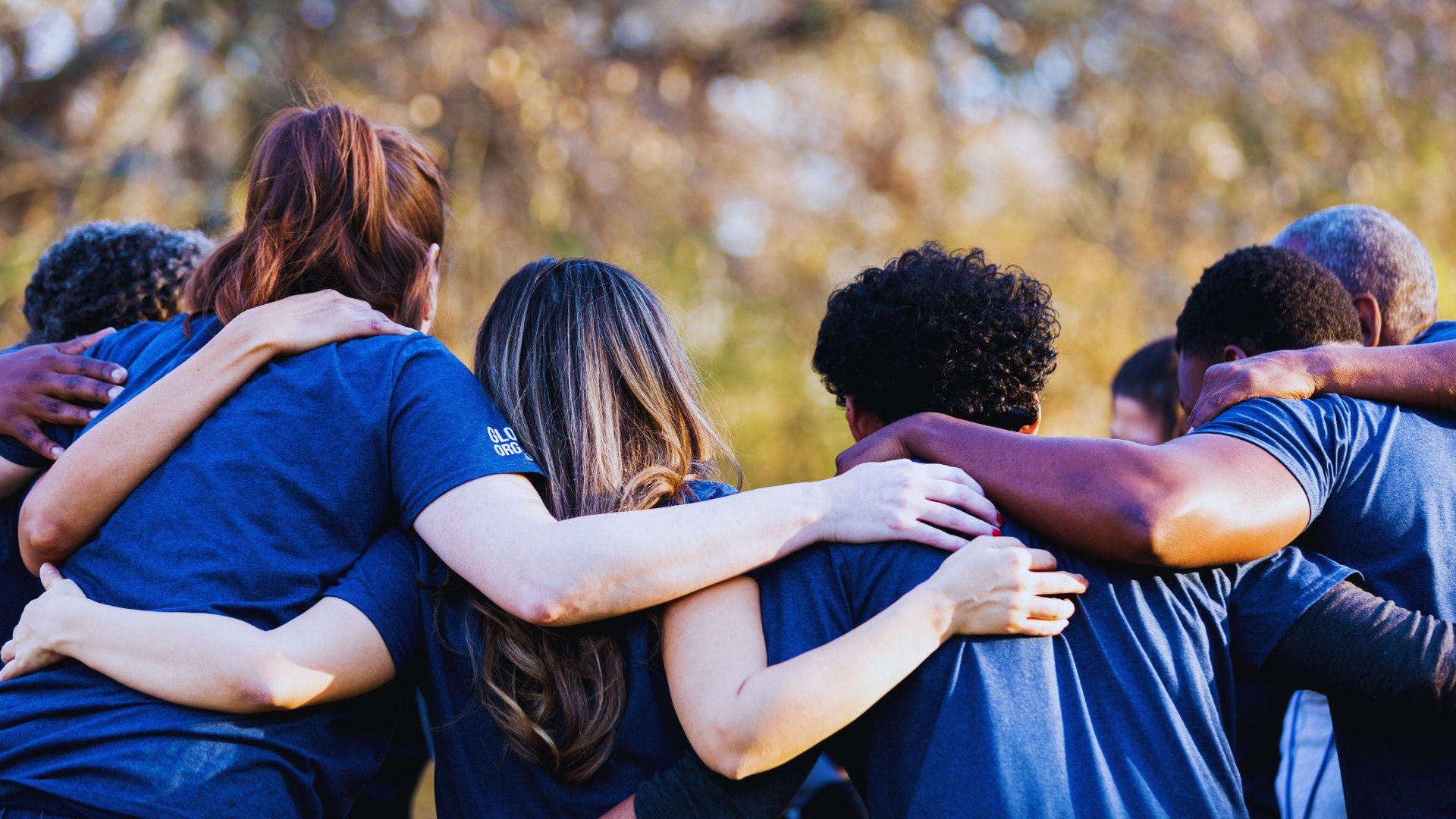 People standing together outdoors